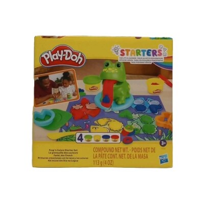 Play-Doh Frog ‘n Colors Starter Set with Playmat, Preschool Toys Starters  NEW