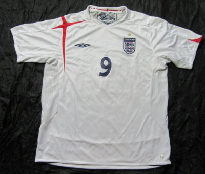 Wayne ROONEY #9 ENGLAND World Cup 2006 Jersey shirt UMBRO 2005-07