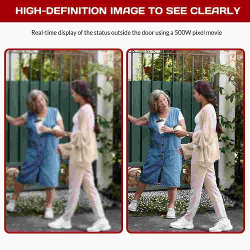 2025 Wireless Video Doorbell Smart Phone Security Camera Door Bell Ring Intercom - Picture 7 of 18