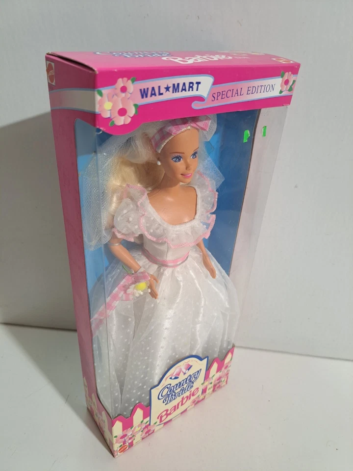 NUEVO EN CAJA Mattel 13614 Country Bride Barbie 1994 Barbie 11.5 Muñeca Walmart Edición Especial Foto 3 de 4