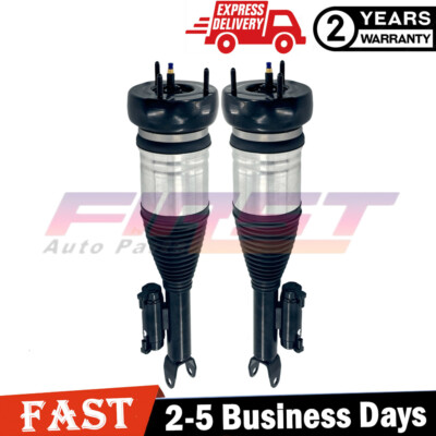 Pair For Mercedes C-Class W205 C200 C63 Front Air Suspension Shock Struts w/ ADS