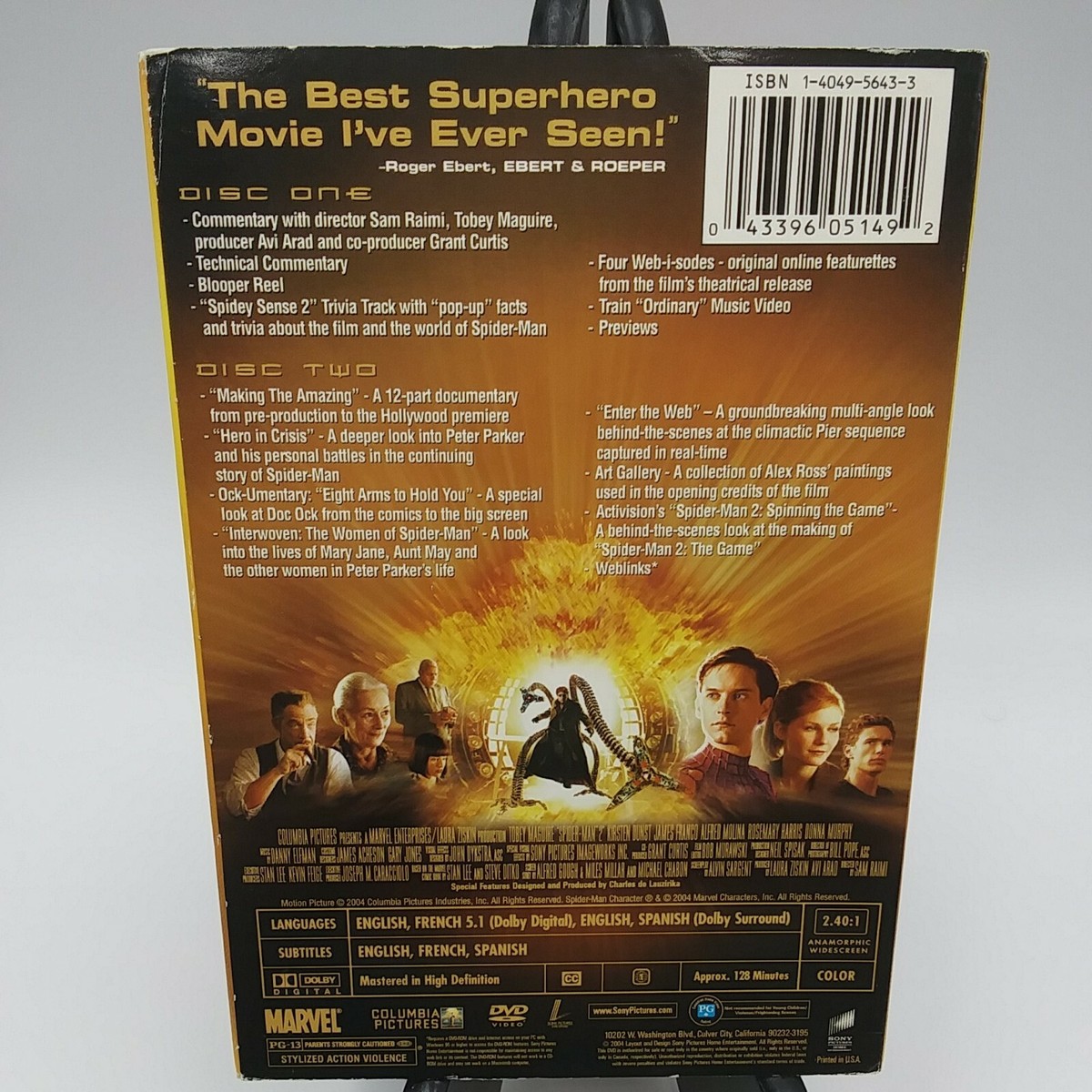 Spider-Man 2 (DVD, 2004, 2-Disc Set, Special Edition Widescreen