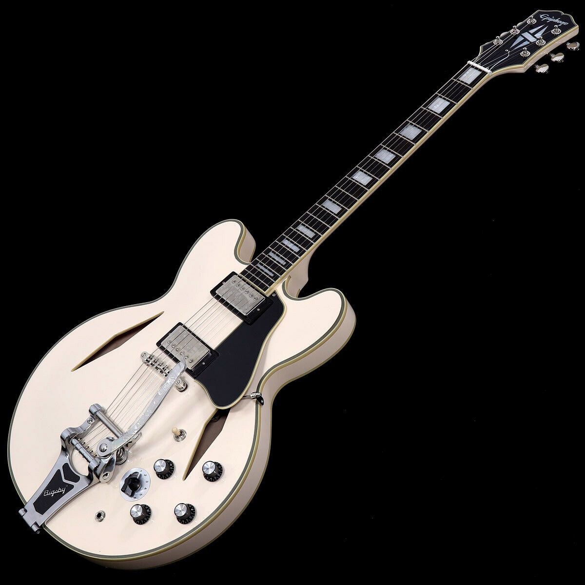 Epiphone Shinichi Ubukata ES-355 Custom Bigsby ver.02 Classic White