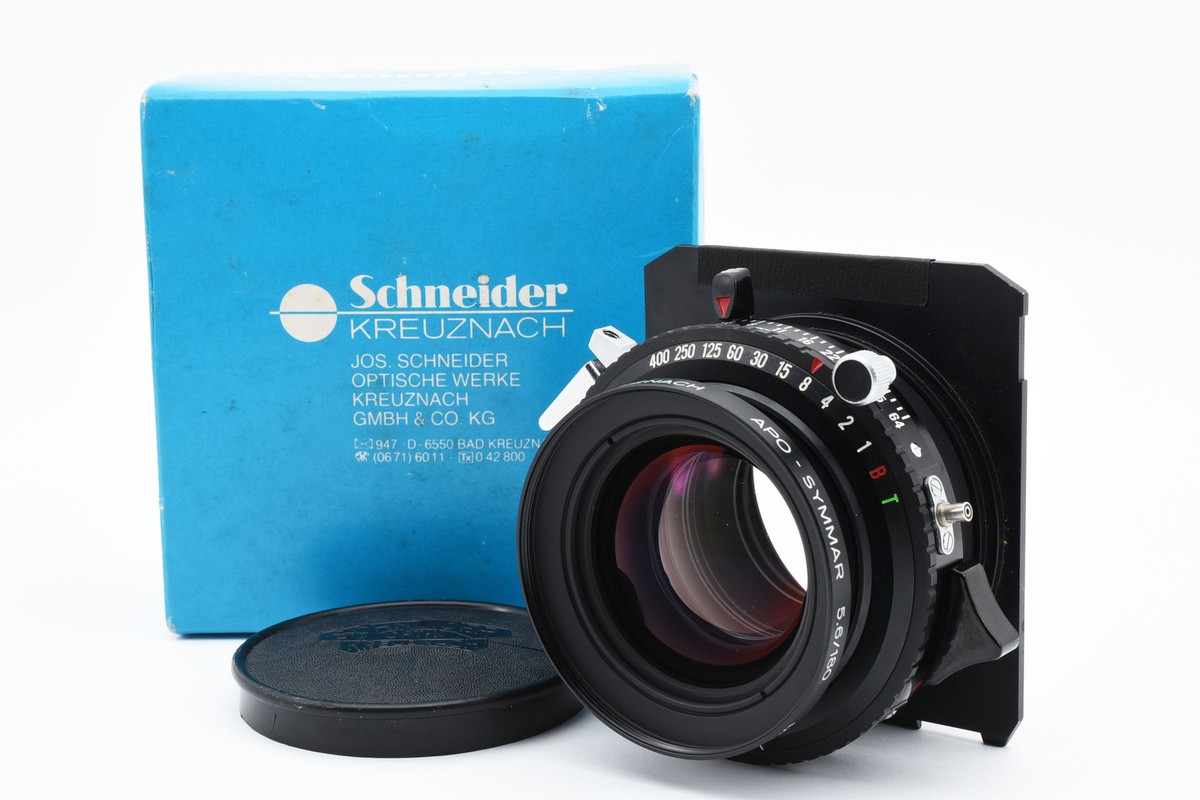 Schneider Kreuznach APO Symmar 180mm f/5.6 Lens Copal 1 [N Schneider Kreuznach APO Symmar 180mm f/5.6 Lens Copal 1 [N