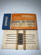 Sprague Koolohm 6800  ohm 3 watt  5% Resistors New 5 Pack  Type 450E6825