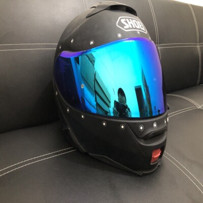 Neotec Helmet Visor For Shoei Neotec II CNS-3 blue