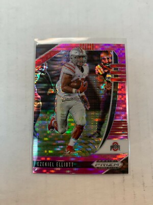 ★エリオット★ Ezekiel Elliott 2020 Prizm Draft Picks Pink Pulsar Prizm Card #44
