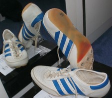 Adidas Rocket Leichtathletik LA Spikes, Vintage Sammlerst&uuml;ck 70ger Jahre, Gr. 42
