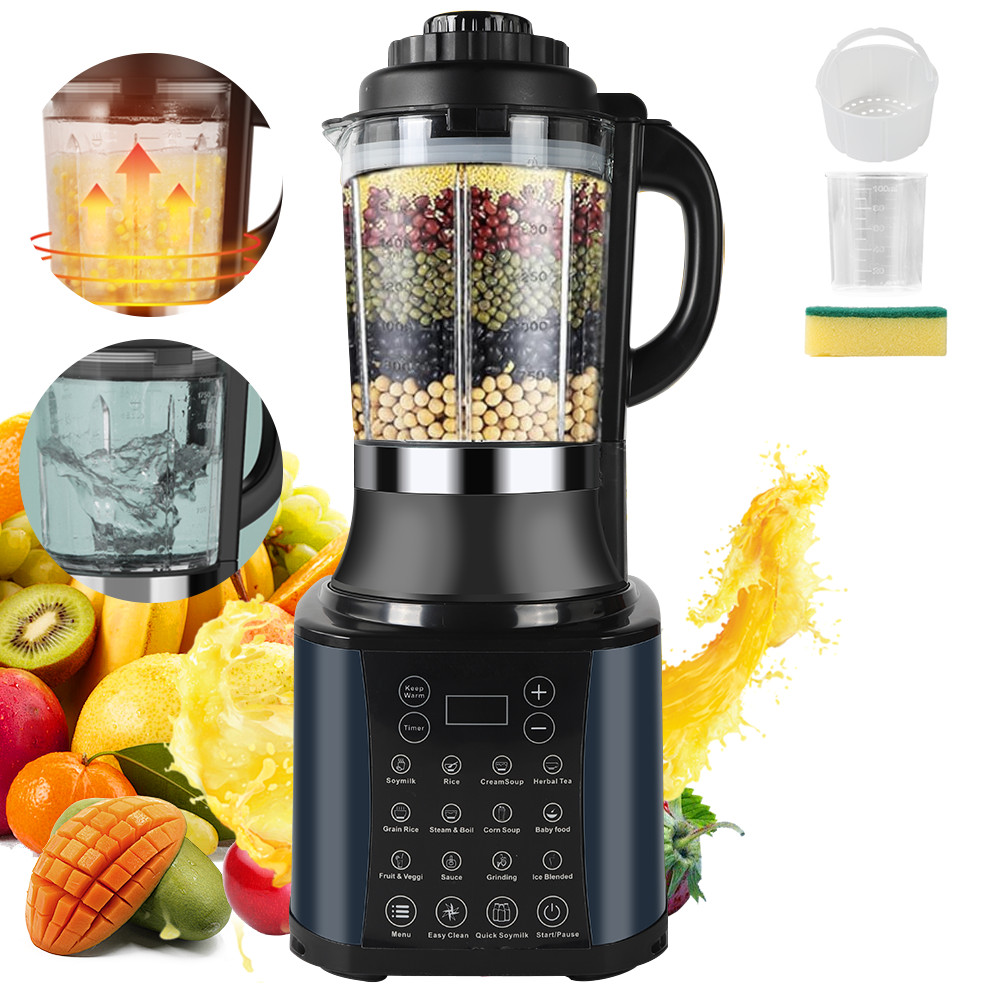 Standmixer Touchpanel 1000W Hochleistung 1,75L Mixbehälter 13 Modi 8 Klingen Neu
