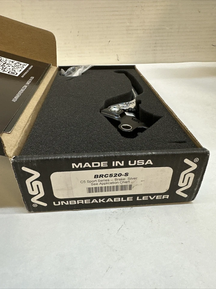 Palanca de freno ASV C5 SILVER SHORTY Triumph Street Triple 08 09 10 11 12 13 Foto 2 de 3