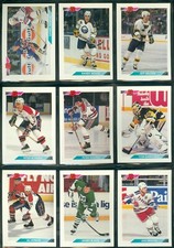 1992-93 BOWMAN + FOIL NHL HOCKEY CARD 221 TO 442 SEE LIST