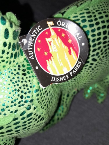 Disney PARKS Rapunzel Pascal 12 Inch Plush Chameleon With Metallic Fabric - Picture 4 of 8