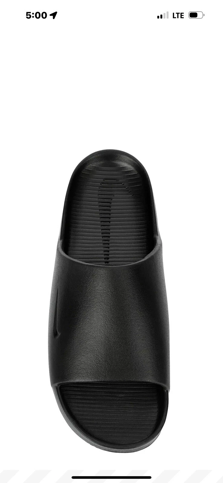 NUOVO Uomo NIKE CALM SLIDE NERO NERO 7