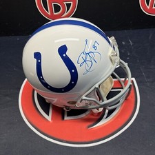 Reggie Wayne Indianapolis Colts Signed Proline Authentic Helmet Autographed JSA 