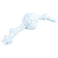 Duvo+ Hundespielzeug Puppy Soft Seilball 30Cm Blau/Weiß FüR Welpen Zahnpflege
