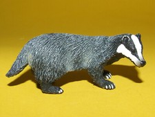 4) Schleich Sneak Animal Forest Animal Badger Badger 14650 Portugal Excellent