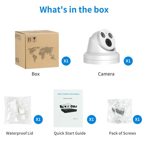 Hik Compatible 5MP PG2355I POE Built-in MIC IR IP Camera APP in/outdoor - Picture 19 of 23