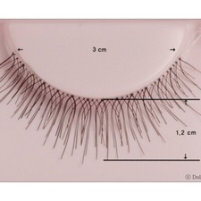 Dollmore 12mm long length Doll eyelashes - BK177-11