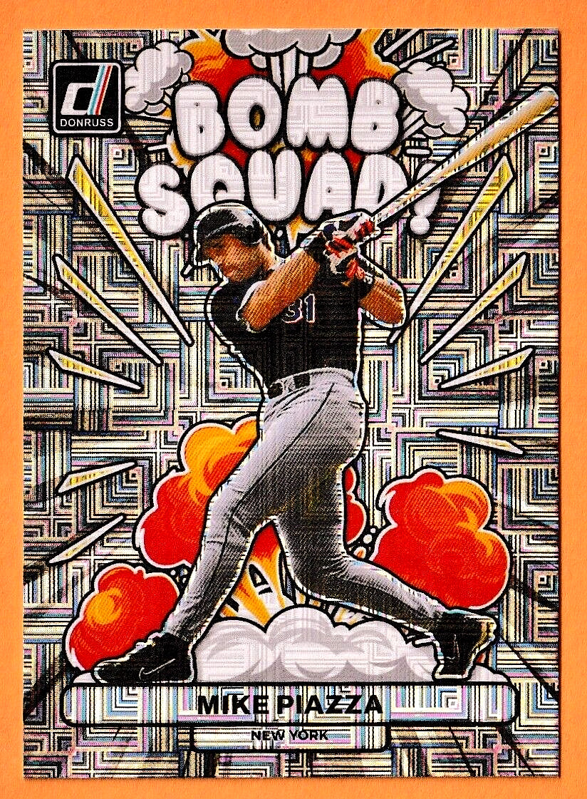 2023 Panini Donruss Baseball Bomb Squad Vector Mike Piazza BS8 New York Mets