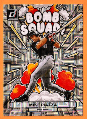 2023 Panini Donruss Baseball Bomb Squad Vector Mike Piazza BS8 New York Mets