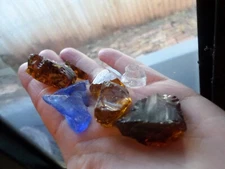 andara crystal - monatomic andara glass - 55 grams - G10 - 9 pieces