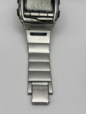 時計 CASIO DATA BANK PCX HBX-100 Casio HBX-100 Data Bank Watch 48x10 display 12 digit 110 contacts