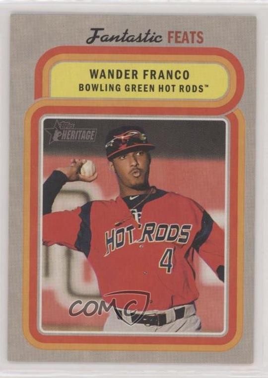 2019 Topps Heritage Minor League Edition Fantastic Feats Wander Franco #2 p9m