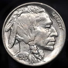 1937-S Buffalo Nickel -- Gem BU