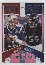 2018 Donruss Elite Face to Face Pink Terrell Suggs Tom Brady #F2F-3 l2s