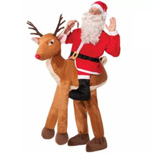 Adult Santa Ride In Reindeer Costume size Standard