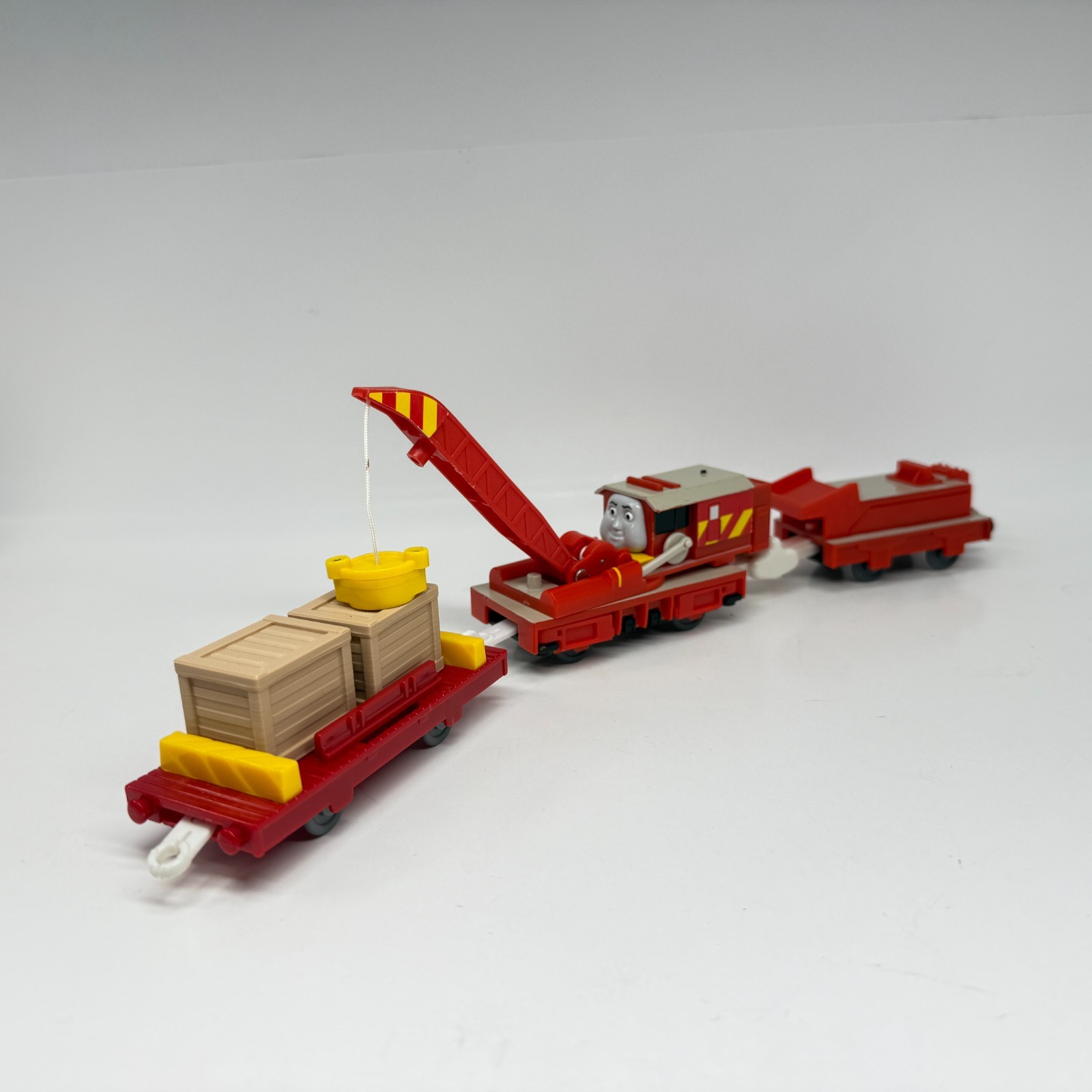 Thomas & Friends Trackmaster  ROCKY  Motorized  CRANE Train  Working watch Video