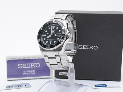 Seiko 5 Sports Men's Black Watch - SNZF17 for sale online | eBay