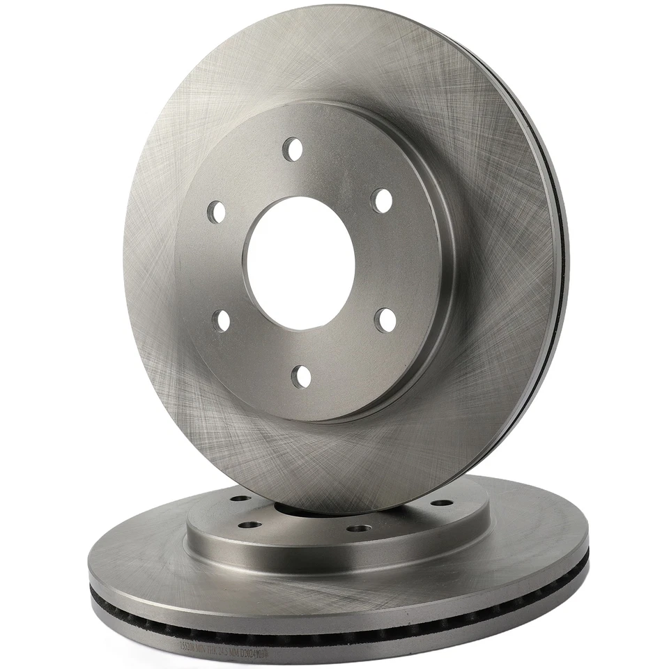 Front Brake Rotors Discs 2PCS For Infiniti QX56 2004-2005 Nissan Armada Titan - Image 3 of 4