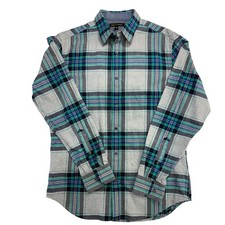 Banana Republic Mens Plaid Flannel Button Down Shirt Long Sleeve Size Medium