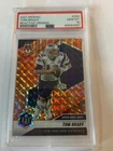 2021 Panini Mosaic Tom Brady Reactive Orange Prizm #284 Patriots GEM MINT PSA 10