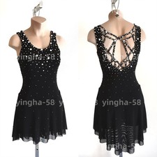 Figure Skating Dress Ice Skating Dress Competition Skating Wear black