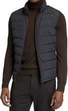 ERMENEGILDO ZEGNA  Stratos  Quilted Shell Down Gilet Vest 56 EU / 46 US 1950 