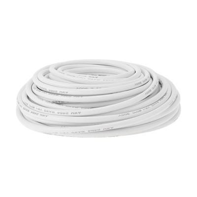 Ground Wire Power Wire 2100cm Weiß TC 16AWG Vollständig isoliert
