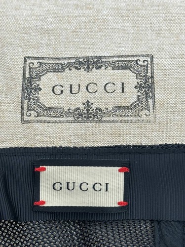 Gucci GG Monogram Insect Print Mesh Baseball Cap Hat Beige Size M - Picture 14 of 14