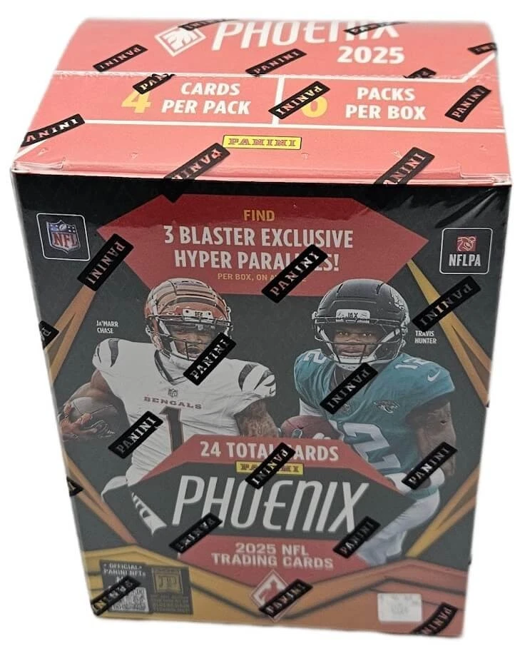 2025 Panini Phoenix Football Factory Sealed 6 Pack Blaster Box 24