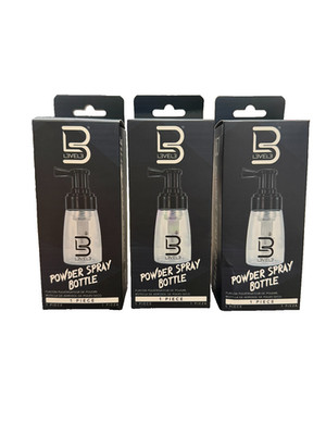 NIB~ L3vel3 LV3 Level 3 Powder Spray Bottle 6 oz LOT x3 Bottles Hair