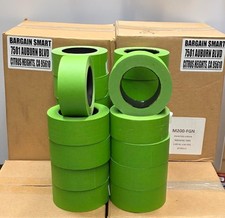 Lot Of 24 Rolls 2" X 60 Yrd Green Painters Masking Tape Made in USA Famous Brand