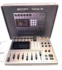 Used Once ZOOM Podtrak P8 Podcast Mixer Workstation PTA2 Phone Line tb2