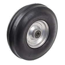 Tedder Tire Complete with Rim & Bearings Tri-Ribbed Tire 3.50" X 6" 4 ply 1"
