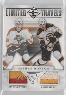 2012-13 Panini Limited Travels Dual Materials Prime 44/49 Nathan Horton 01qm