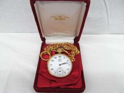 WATEX Mechanical Manual-wind Pocket Watch Vintage Japan Used