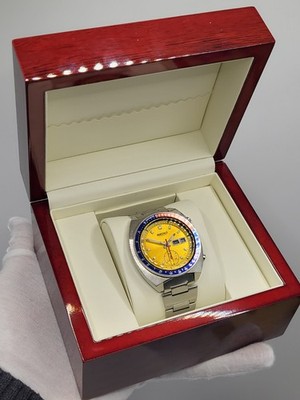 JAPAN [WORKS] 1977 Seiko POGUE 41mm 6139-6005 Chronograph Yellow