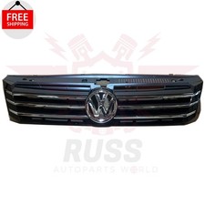 New Front Bumper Upper Grille Assembly Emblem Fits 2012-2015 Volkswagen Passat