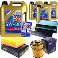 SCT Inspektionspaket 8L Liqui Moly Longlife III 5W-30 FüR BMW 5Er E39 523I 520I