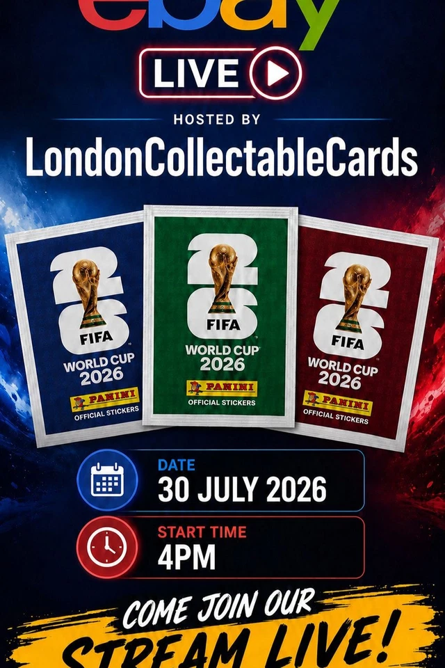 Panini World Cup 2026 Sticker Auction 5p Starts Pick your Stickers